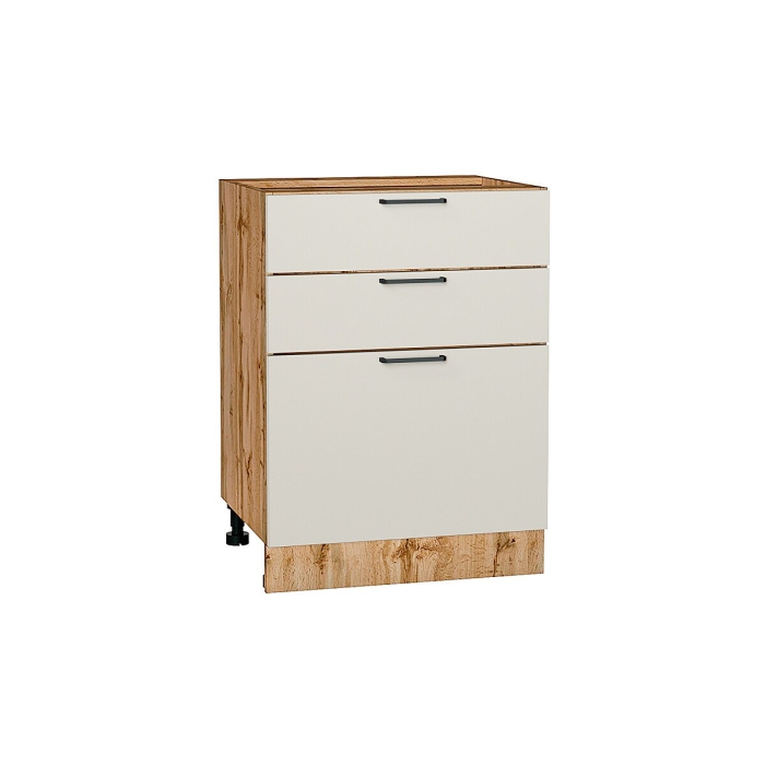 Шкаф нижний с 3-мя ящиками Флэт