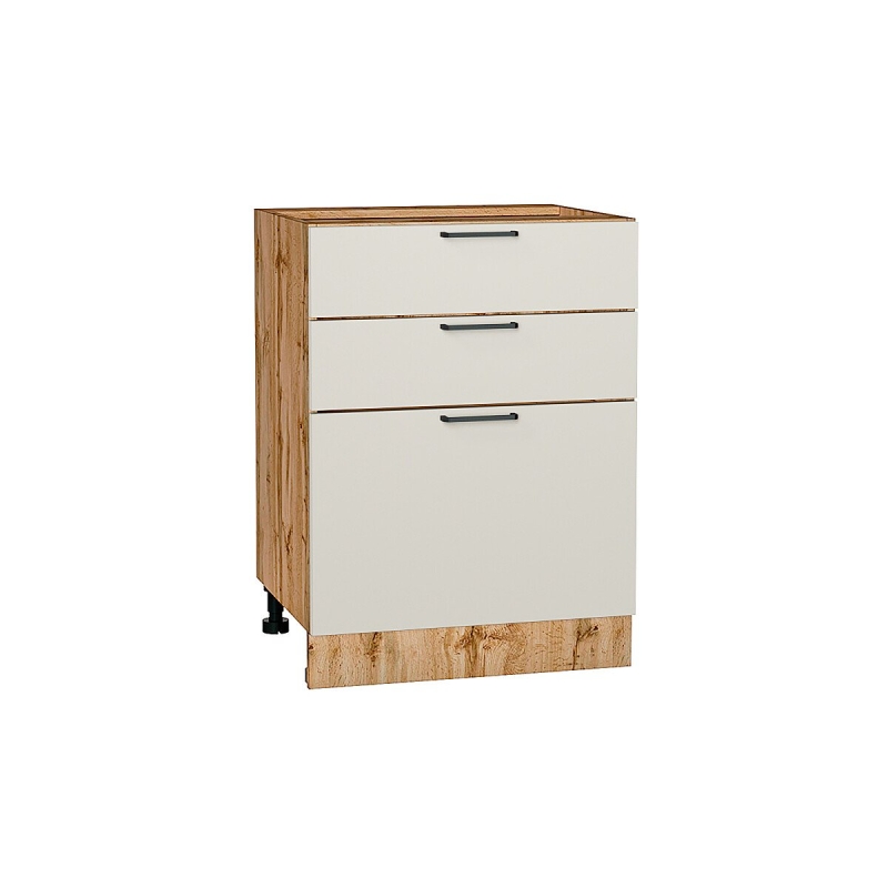 Шкаф нижний с 3-мя ящиками Флэт