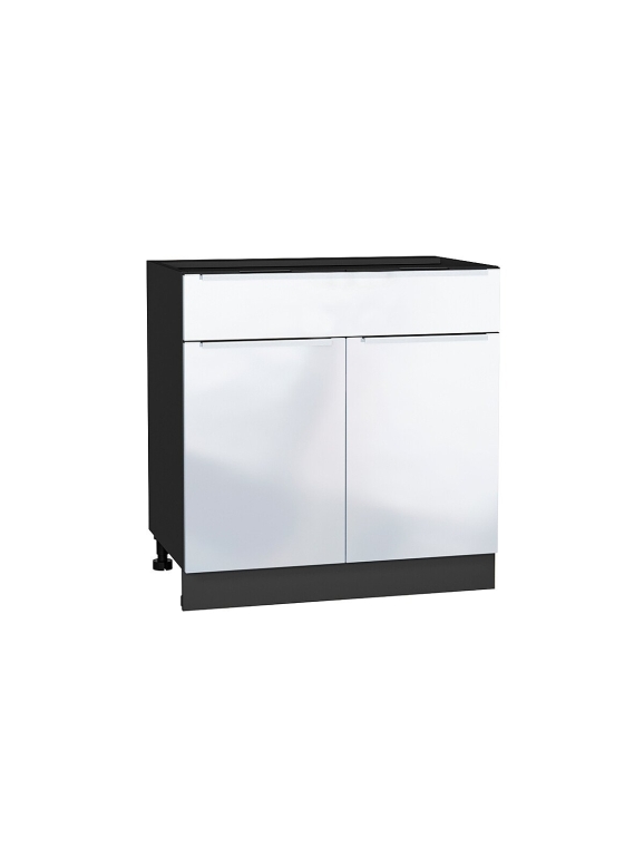 Шкаф нижний с 2-мя дверцами и ящиком Фьюжн