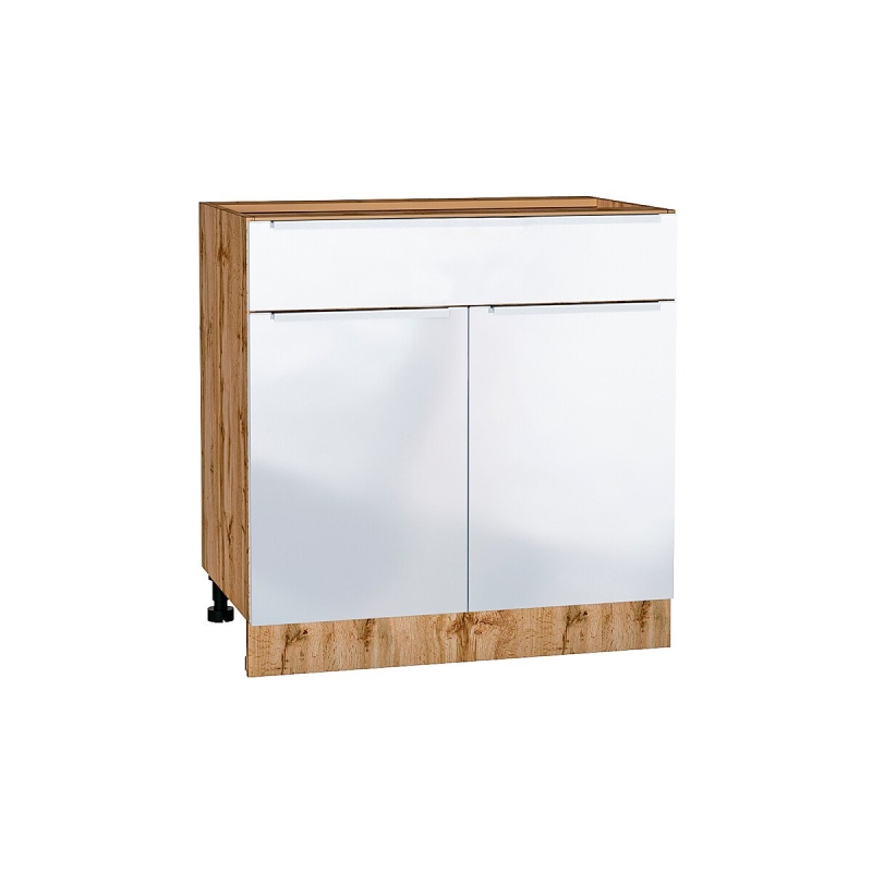 Шкаф нижний с 2-мя дверцами и ящиком Фьюжн