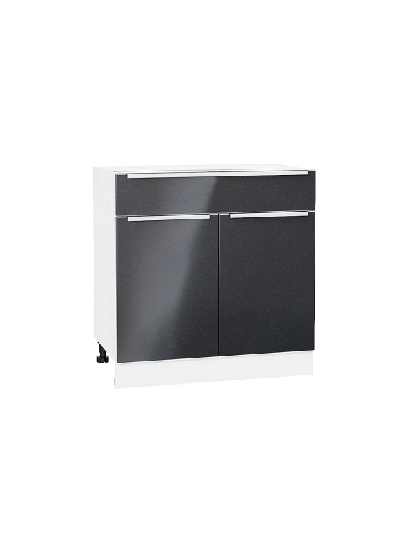 Шкаф нижний с 2-мя дверцами и ящиком Фьюжн