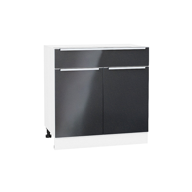 Шкаф нижний с 2-мя дверцами и ящиком Фьюжн