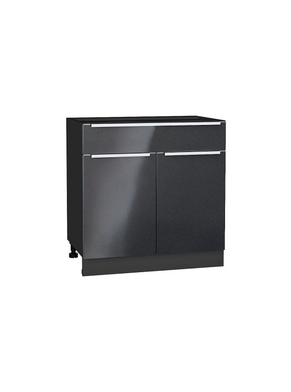 Шкаф нижний с 2-мя дверцами и ящиком Фьюжн