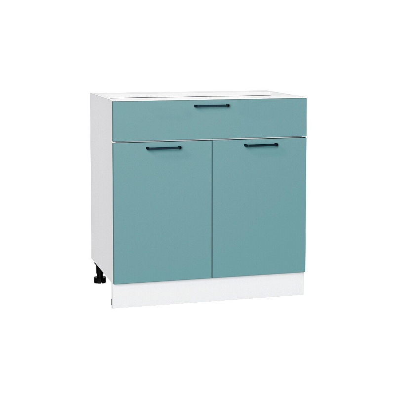 Шкаф нижний с 2-мя дверцами и ящиком Флэт