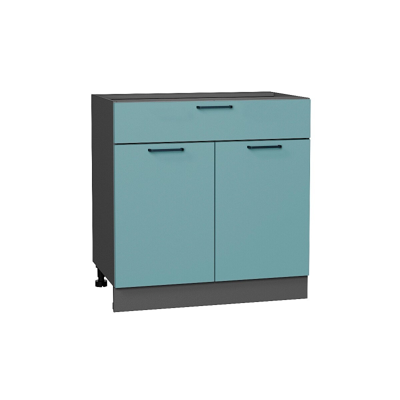 Шкаф нижний с 2-мя дверцами и ящиком Флэт