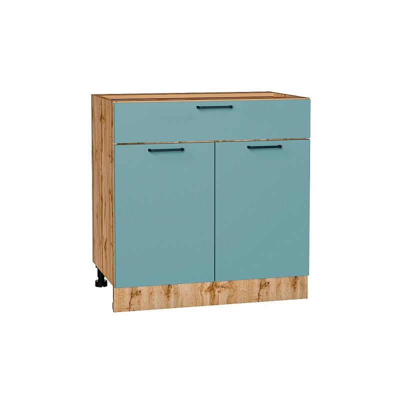 Шкаф нижний с 2-мя дверцами и ящиком Флэт