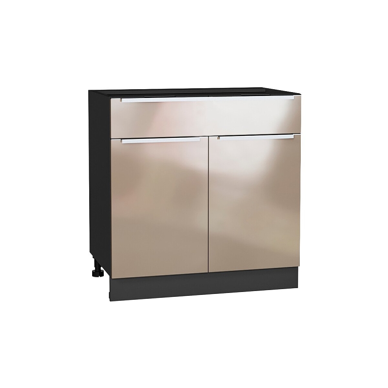 Шкаф нижний с 2-мя дверцами и ящиком Фьюжн