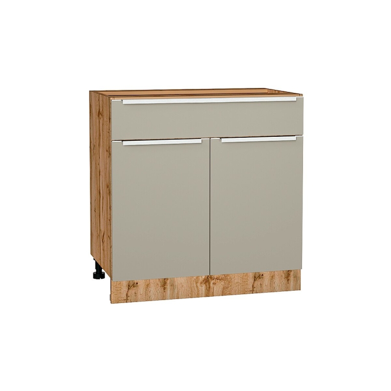 Шкаф нижний с 2-мя дверцами и ящиком Фьюжн