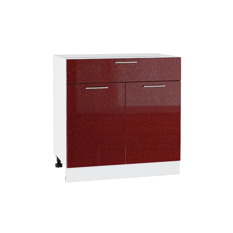Шкаф нижний с 2-мя дверцами и ящиком Валерия-М