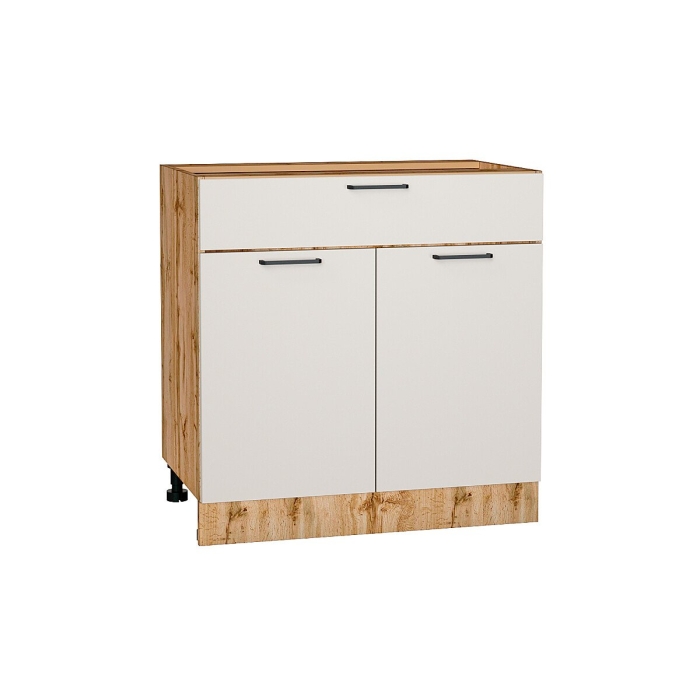 Шкаф нижний с 2-мя дверцами и ящиком Флэт