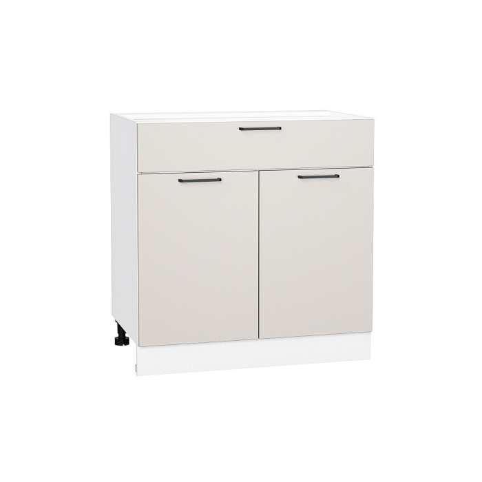 Шкаф нижний с 2-мя дверцами и ящиком Флэт