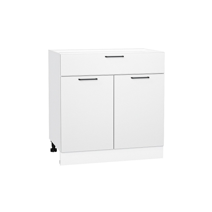Шкаф нижний с 2-мя дверцами и ящиком Флэт