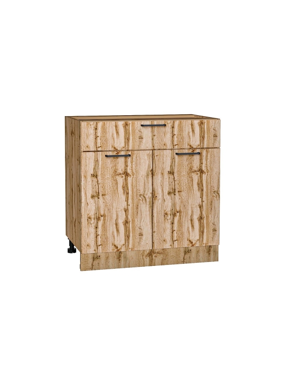 Шкаф нижний с 2-мя дверцами и ящиком Флэт