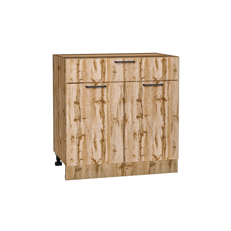 Шкаф нижний с 2-мя дверцами и ящиком Флэт