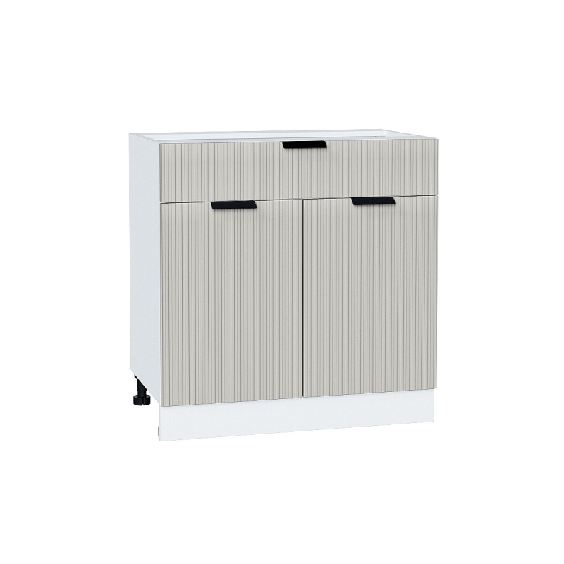 Шкаф нижний с 2-мя дверцами и ящиком Евро Лайн