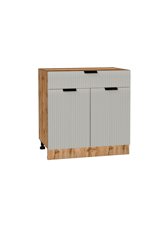 Шкаф нижний с 2-мя дверцами и ящиком Евро Лайн