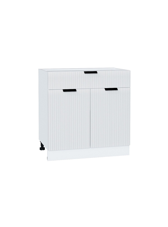 Шкаф нижний с 2-мя дверцами и ящиком Евро Лайн