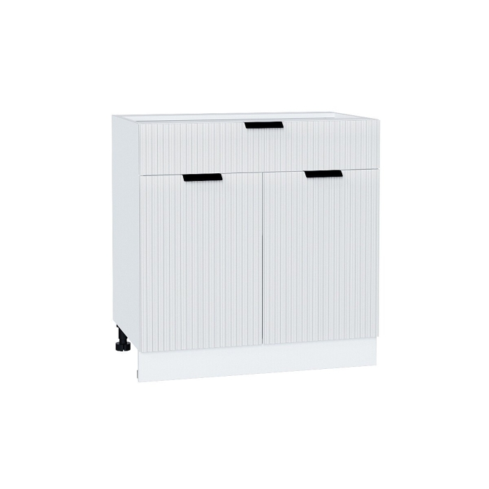 Шкаф нижний с 2-мя дверцами и ящиком Евро Лайн