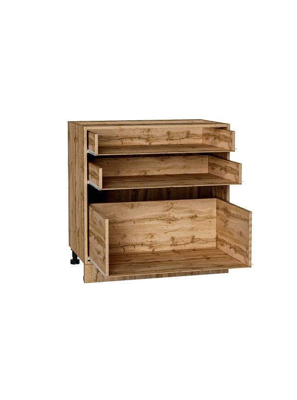 Каркас нижнего шкафа с 3-мя ящиками Н 803