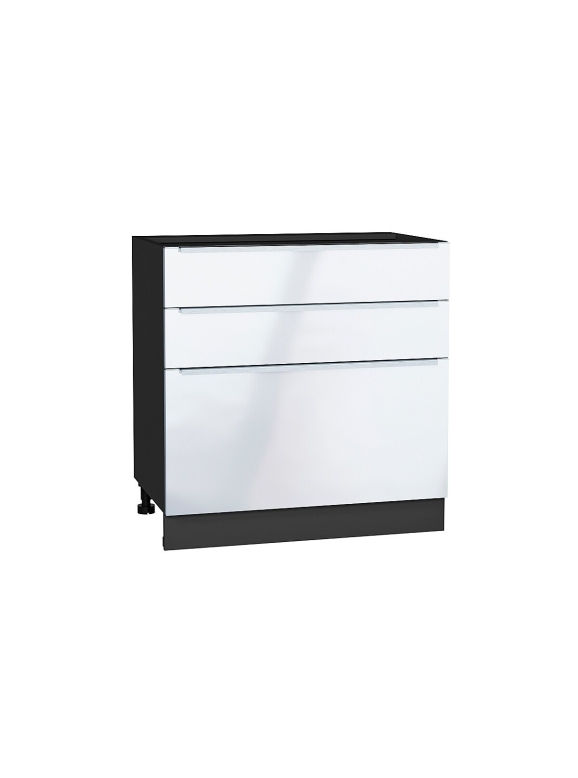 Шкаф нижний с 3-мя ящиками Фьюжн