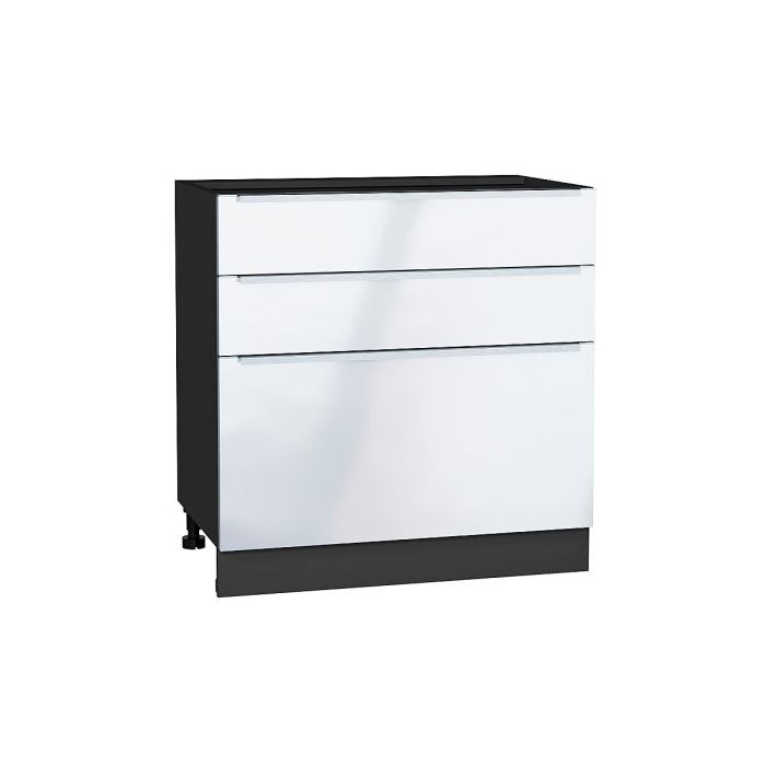 Шкаф нижний с 3-мя ящиками Фьюжн