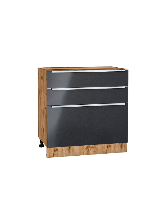 Шкаф нижний с 3-мя ящиками Фьюжн