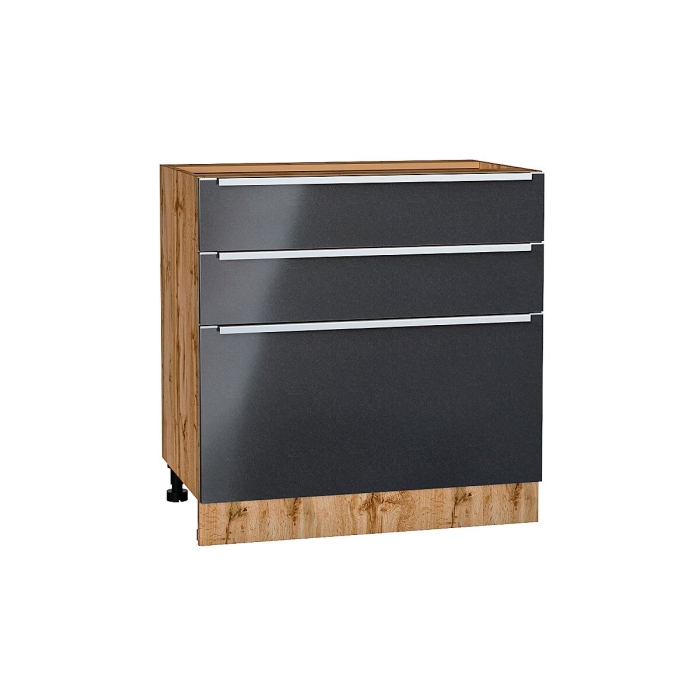 Шкаф нижний с 3-мя ящиками Фьюжн