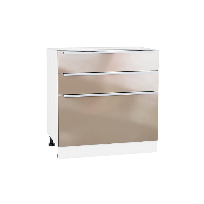 Шкаф нижний с 3-мя ящиками Фьюжн