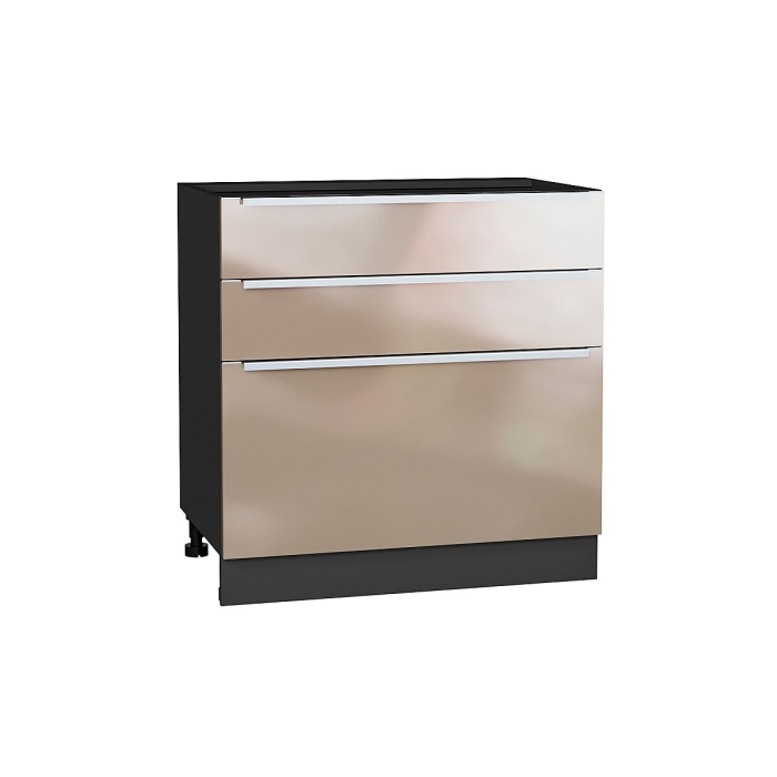 Шкаф нижний с 3-мя ящиками Фьюжн