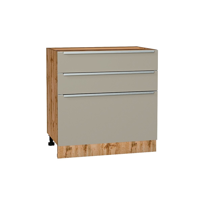 Шкаф нижний с 3-мя ящиками Фьюжн