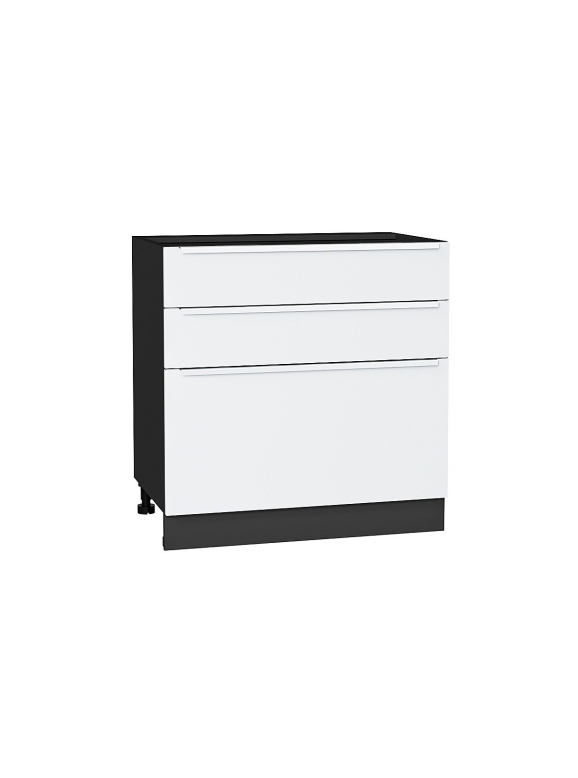 Шкаф нижний с 3-мя ящиками Фьюжн