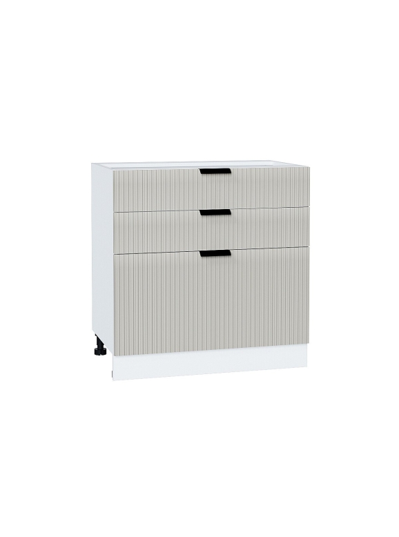 Шкаф нижний с 3-мя ящиками Евро Лайн