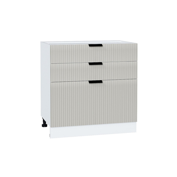 Шкаф нижний с 3-мя ящиками Евро Лайн