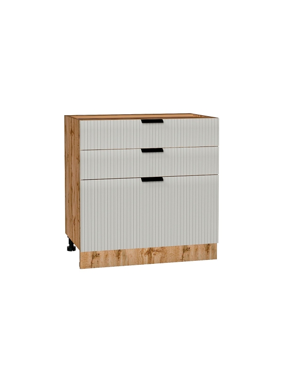 Шкаф нижний с 3-мя ящиками Евро Лайн