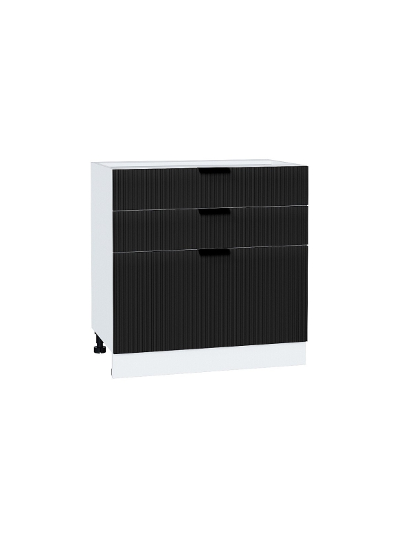 Шкаф нижний с 3-мя ящиками Евро Лайн