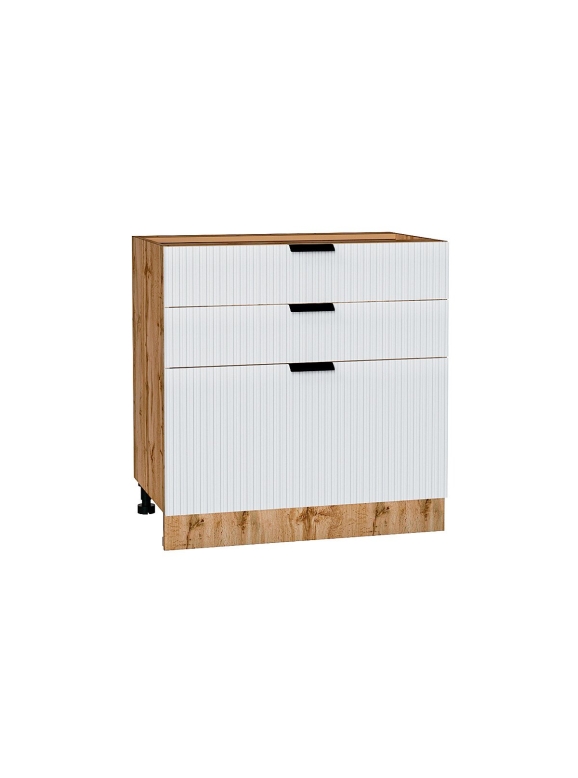 Шкаф нижний с 3-мя ящиками Евро Лайн