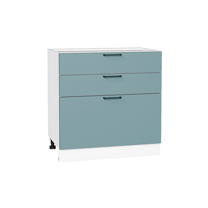 Шкаф нижний с 3-мя ящиками Флэт
