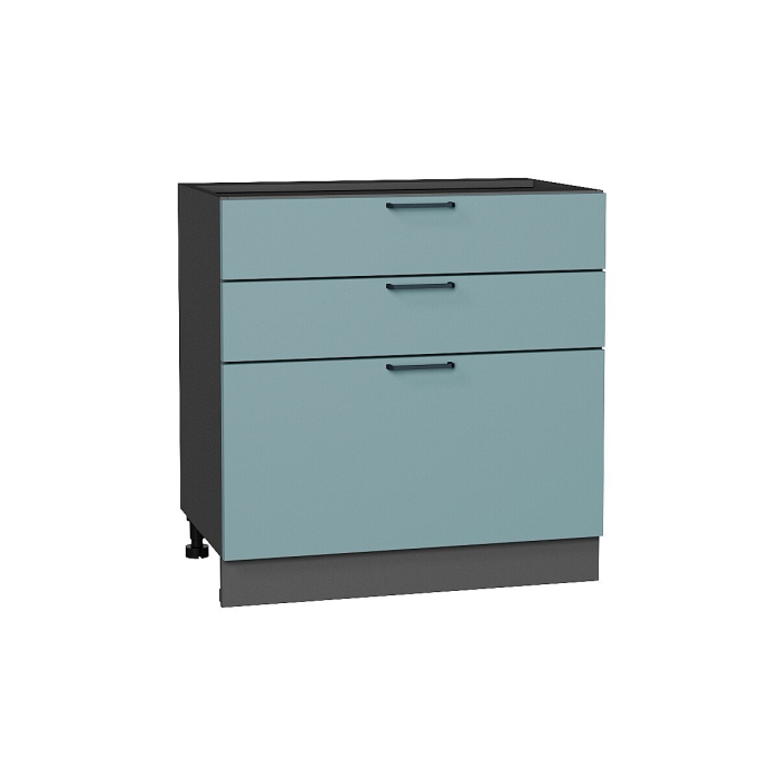 Шкаф нижний с 3-мя ящиками Флэт