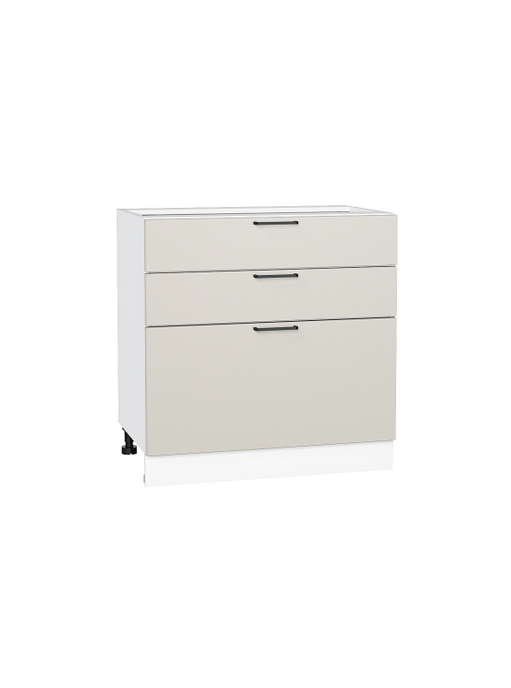 Шкаф нижний с 3-мя ящиками Флэт