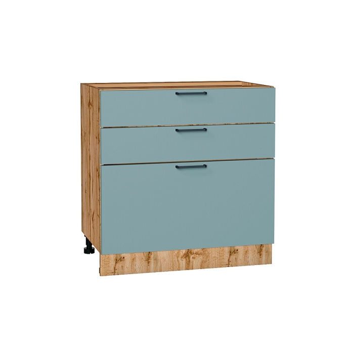 Шкаф нижний с 3-мя ящиками Флэт