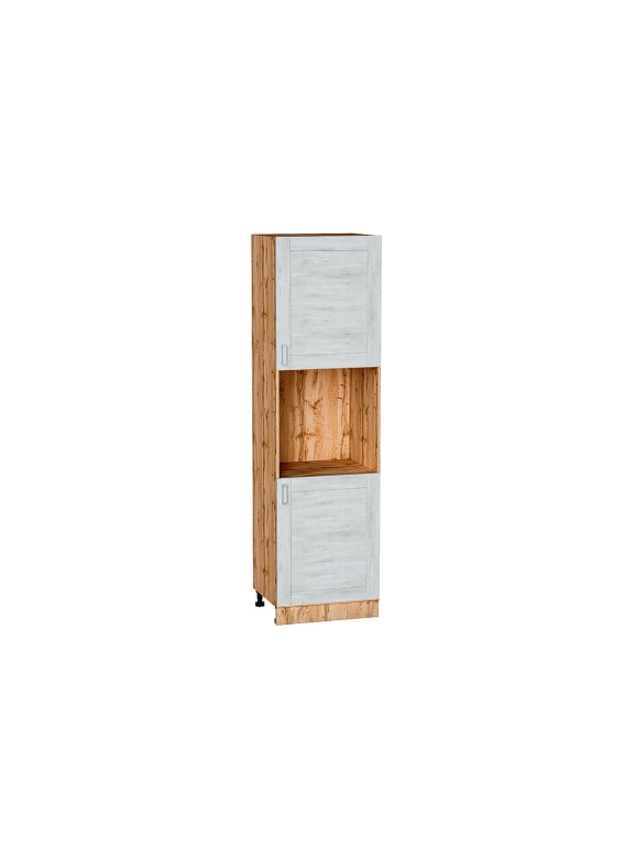 Шкаф пенал с 2-мя дверцами под технику Лофт