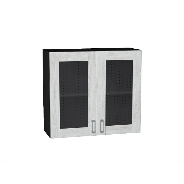 Шкаф верхний с 2-мя остекленными дверцами Лофт