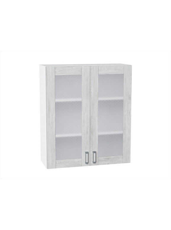 Шкаф верхний с 2-мя остекленными дверцами Лофт
