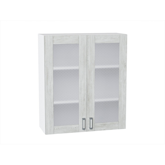 Шкаф верхний с 2-мя остекленными дверцами Лофт