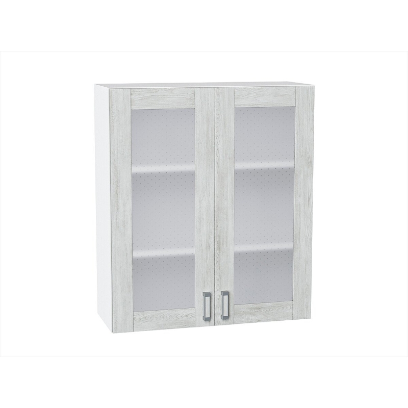 Шкаф верхний с 2-мя остекленными дверцами Лофт