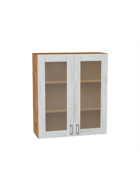 Шкаф верхний с 2-мя остекленными дверцами Лофт