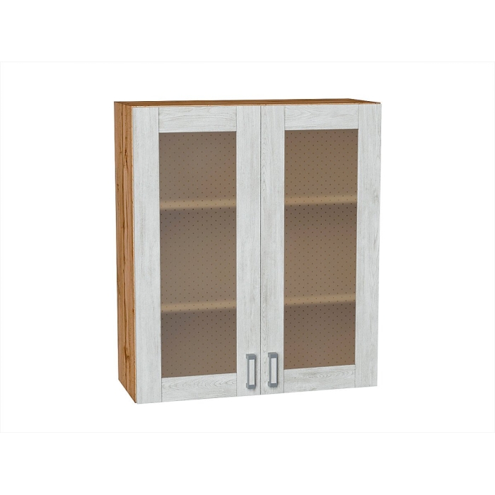 Шкаф верхний с 2-мя остекленными дверцами Лофт