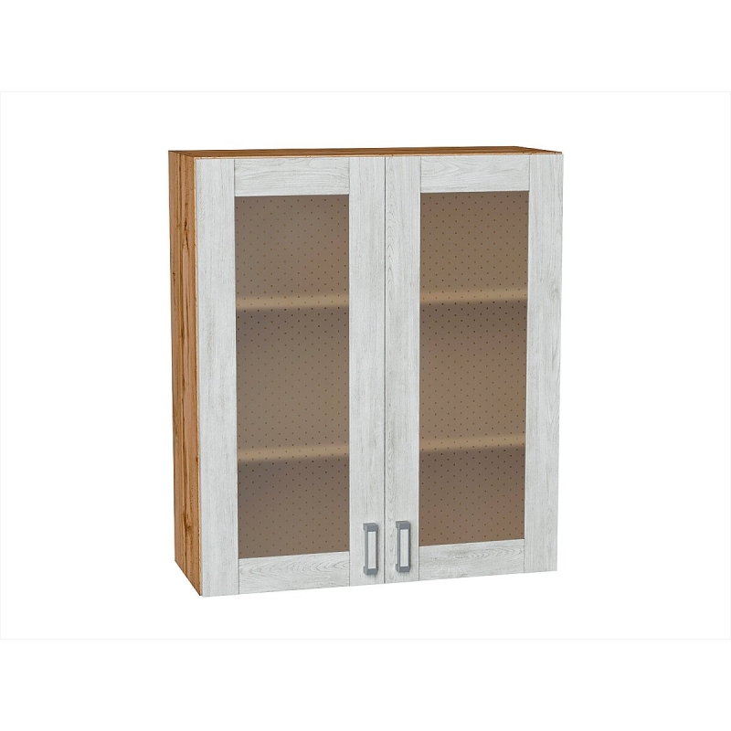 Шкаф верхний с 2-мя остекленными дверцами Лофт