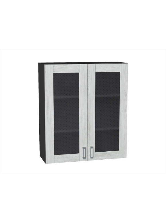 Шкаф верхний с 2-мя остекленными дверцами Лофт