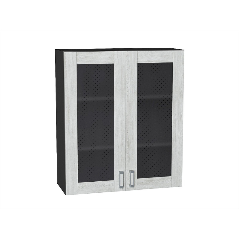 Шкаф верхний с 2-мя остекленными дверцами Лофт